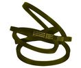 Wedge Belt, SPZ, Rubber, 8mm x 1.7m, Green